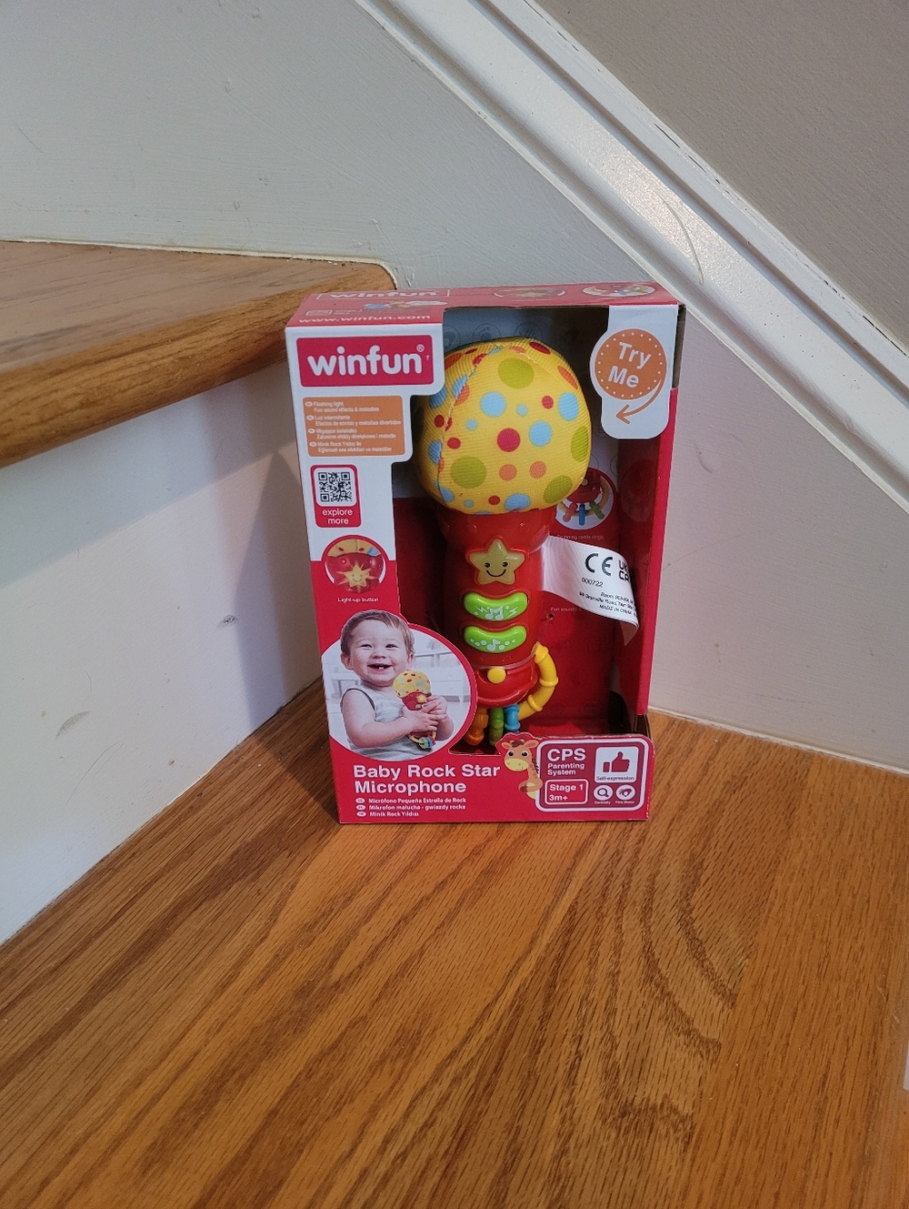 NEW Baby Rock Star Microphone - Yellow & Red Toy